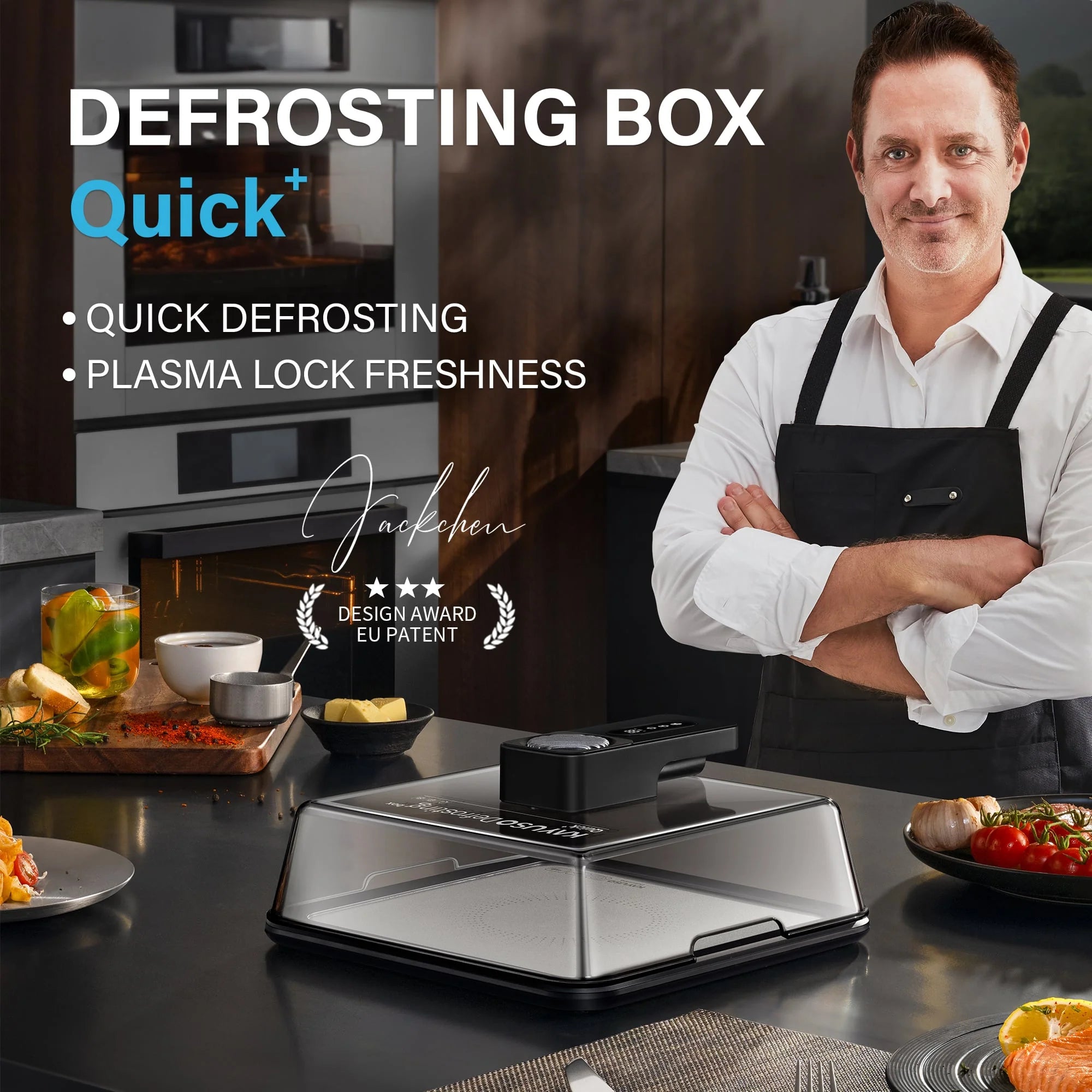 Kayuso | World's First Plasma Circulation UVC Defrosting Box | 4X Faster + <5% Nutrition Loss
