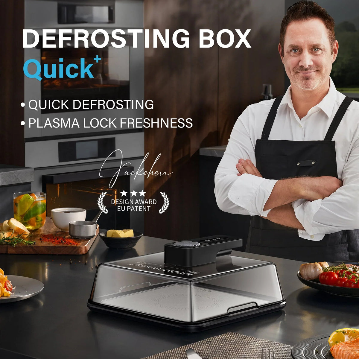 Kayuso | World's First Plasma Circulation UVC Defrosting Box | 4X Faster + <5% Nutrition Loss