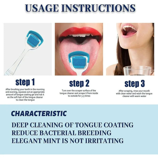 Tongue Cleaning Kit طقم تنظيف اللسان
