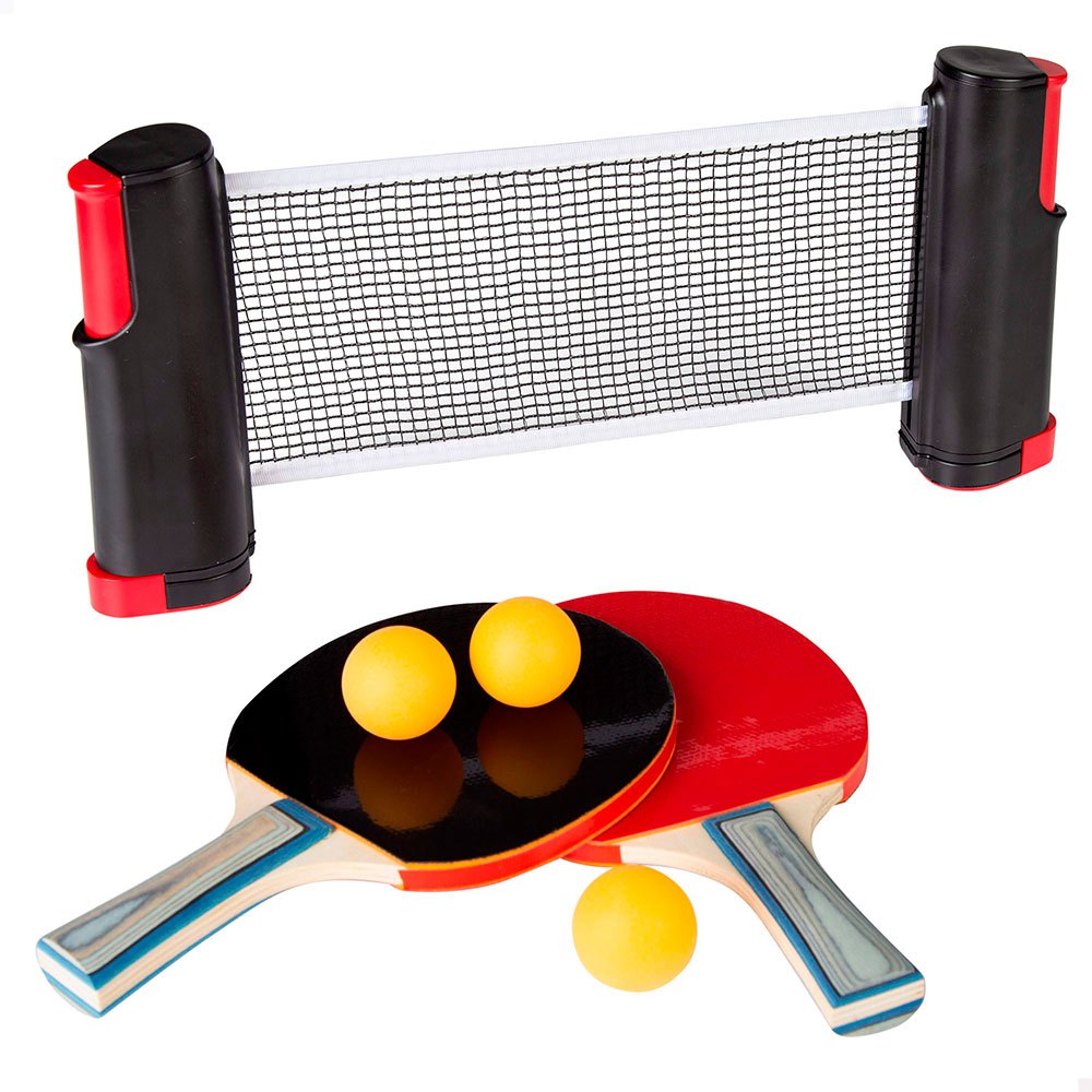 Retractable Table Tennis Net With 2 Rackets
