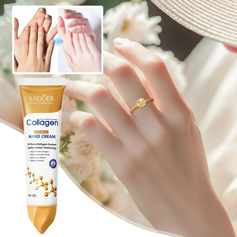 Collagen Anti Aging Hand Cream كريم يدين بالكولاجين مضاد للشيخوخة