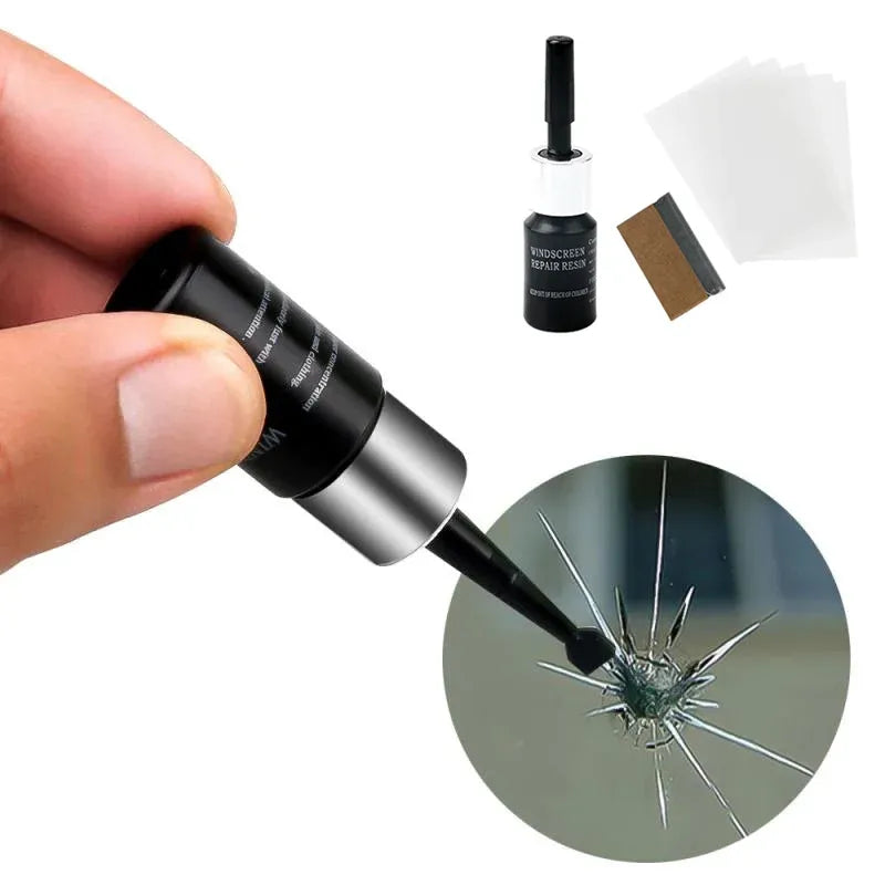 Windshield Repair Kit طقم إصلاح زجاج السيارة