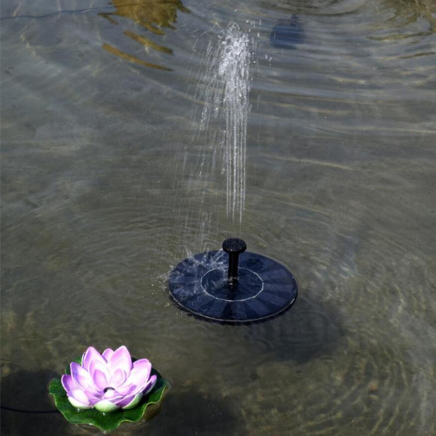 Solar Powered Water Fountain