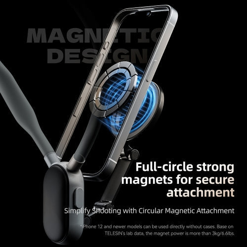 TELESIN™ Magnetic Neck Mount For Phones حامل هاتف مغناطيسي للرقبة