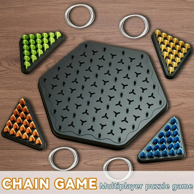 Chain Triangular Chess Game