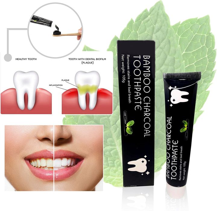 Bamboo Charcoal Toothpaste معجون أسنان بالفحم النباتي