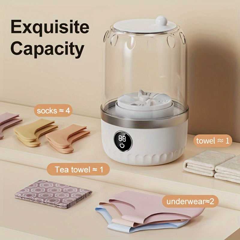Underwear Rechargeable Washer with Laundry Cup غسالة الملابس الداخلية