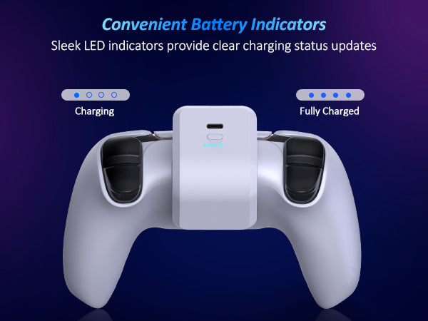 Orotec Playstation 5 Controller Snap-on Powerbank باور بانك يثبت على يد تحكم بلايستيشن 5