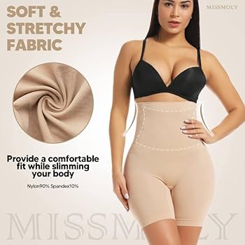 High Waisted Seamless Slimming Shorts شورت تنحيف بخصر عالي بدون خياطة
