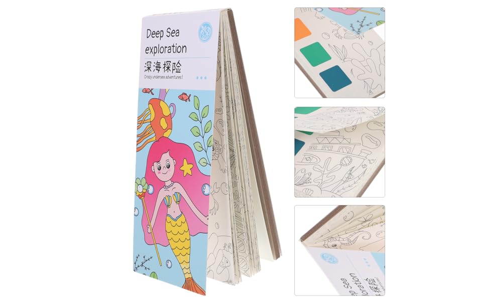 Pocket Watercolor Painting Book كتاب رسم بالألوان المائية الجيبي