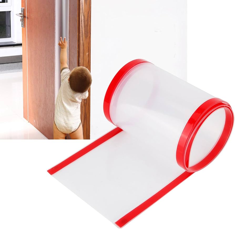 Door Finger Pinch Guard for Baby Proofing عازل أبواب لحماية يد الأطفال