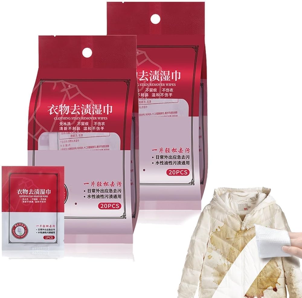 Clothing Stain remover Wipes