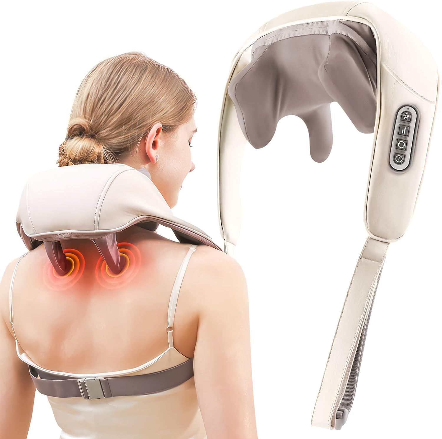Shiatsu Neck Massager with Heat - Full Body Pain Relief