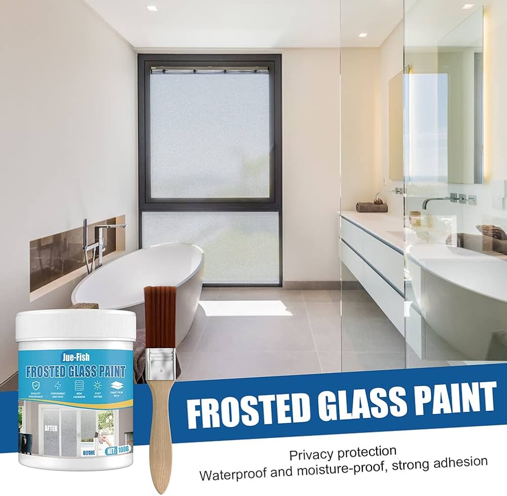 Frosted Glass Paint -Waterproof طلاء زجاج متجلد مقاوم للماء