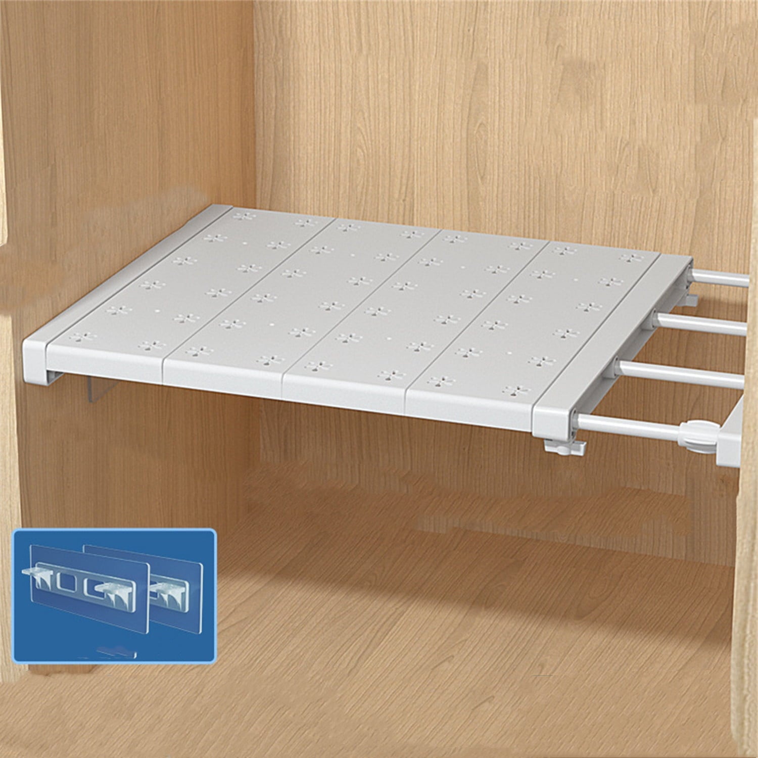 Adjustable Tension Shelf Divider فاصل رف قابل للتعديل بالضغط