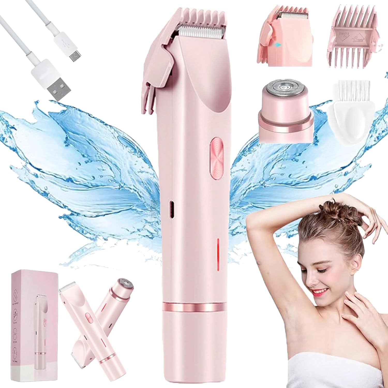 2 in 1 Dual Head Bikini Trimmer