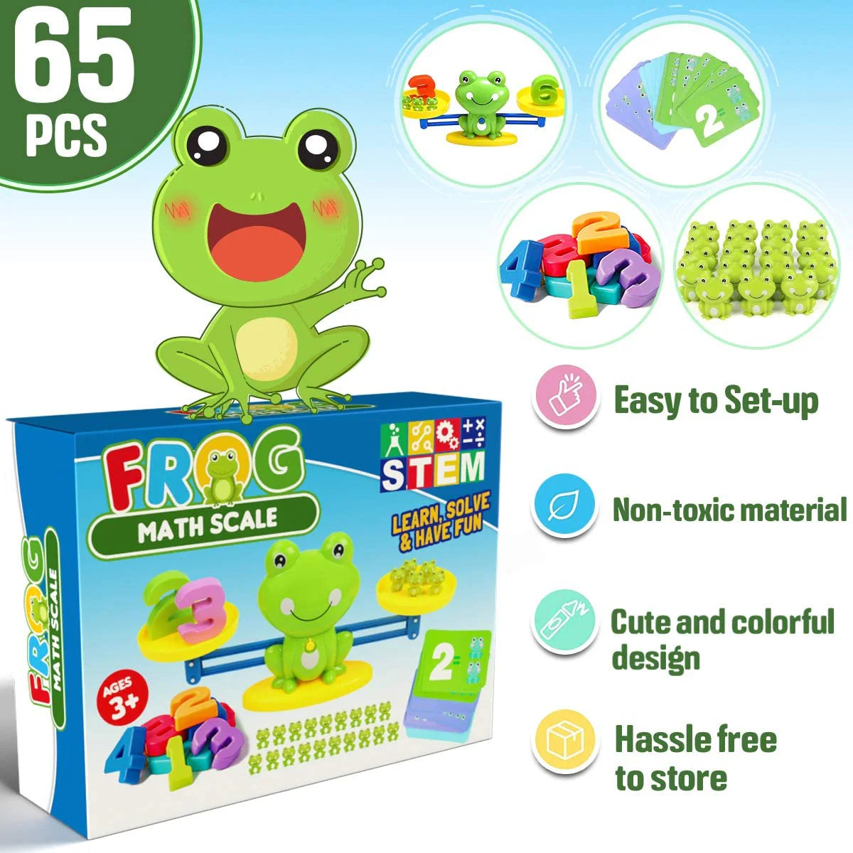 Frog Balance Math Games