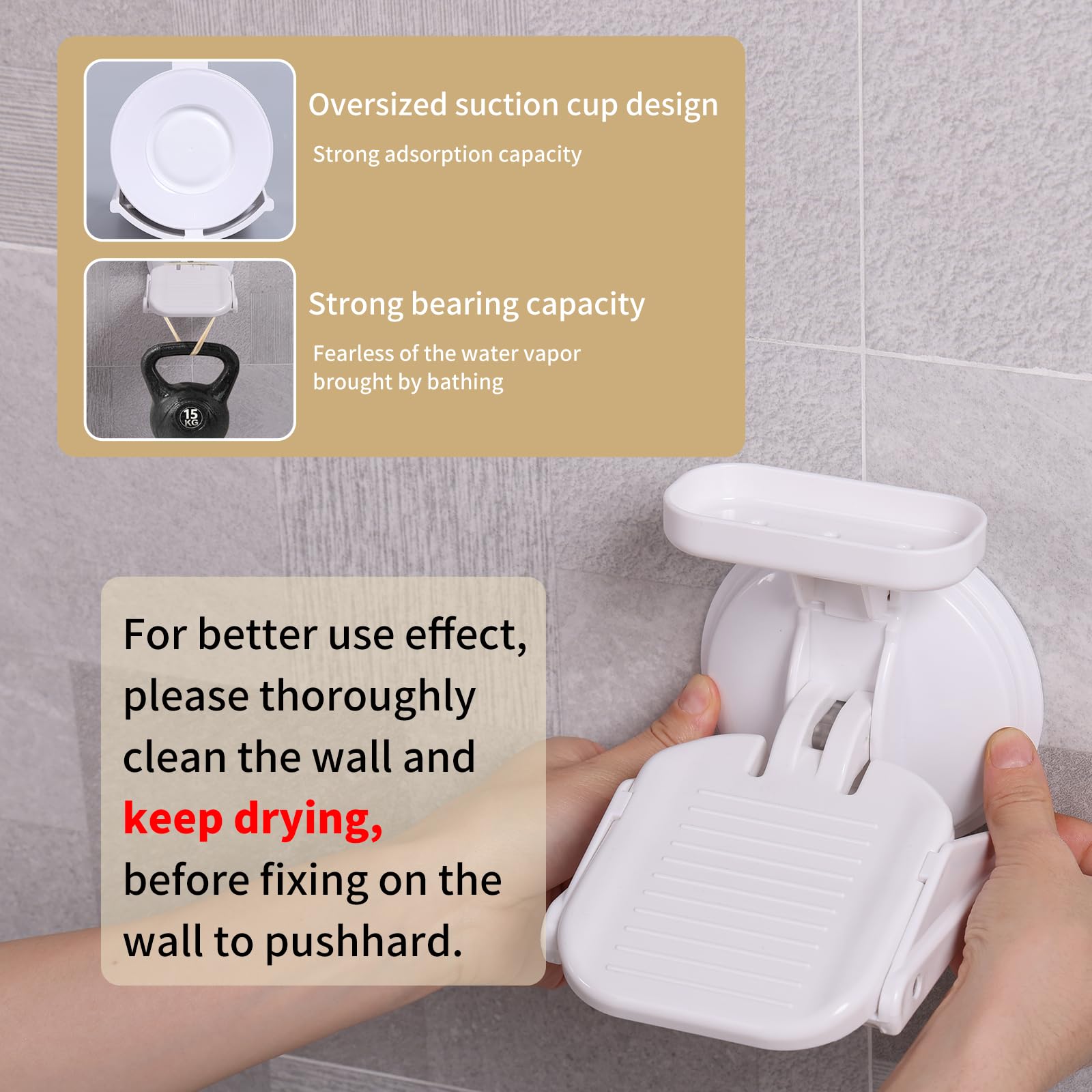 Shower Shaving Foot Rest