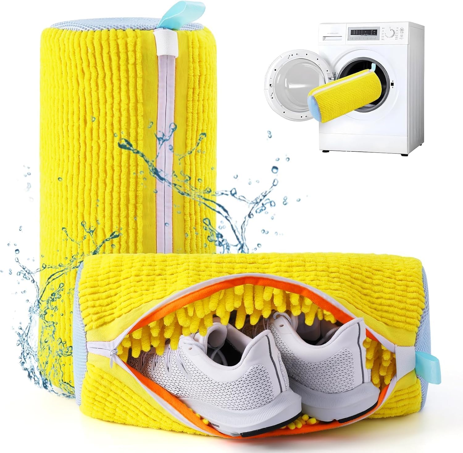 Shoes Microfiber Brush Laundry Bag