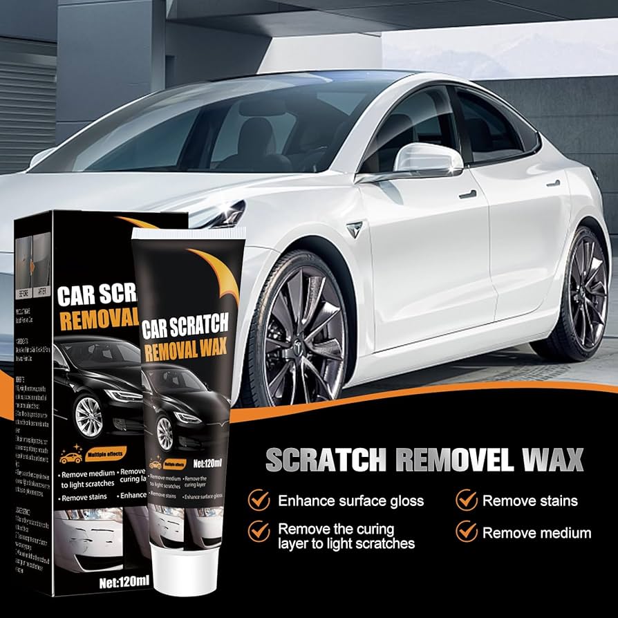 CAR SCRATCH REMOVAL WAX شمع إزالة خدوش السيارة