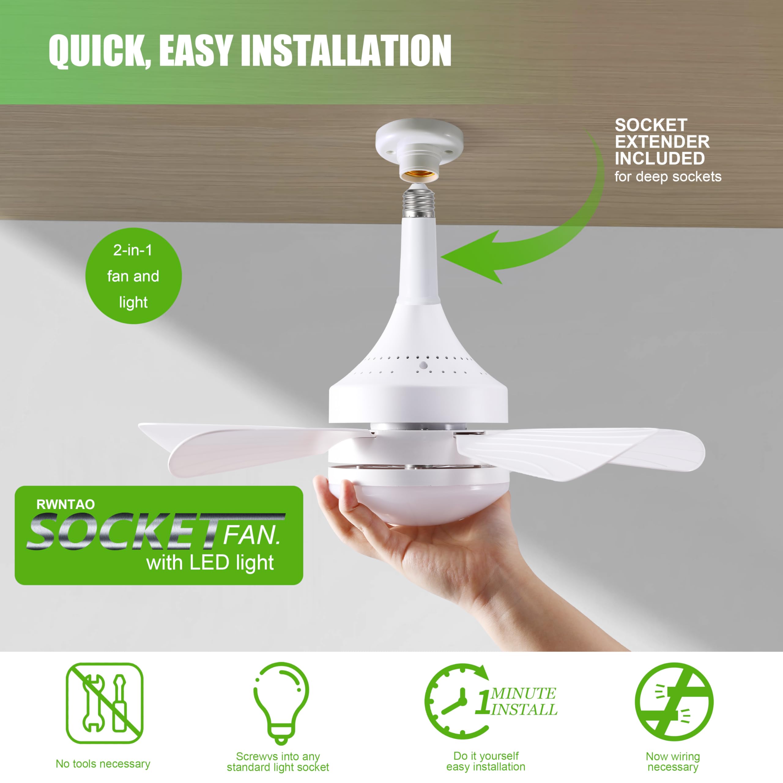 LED Ceiling Fan Light