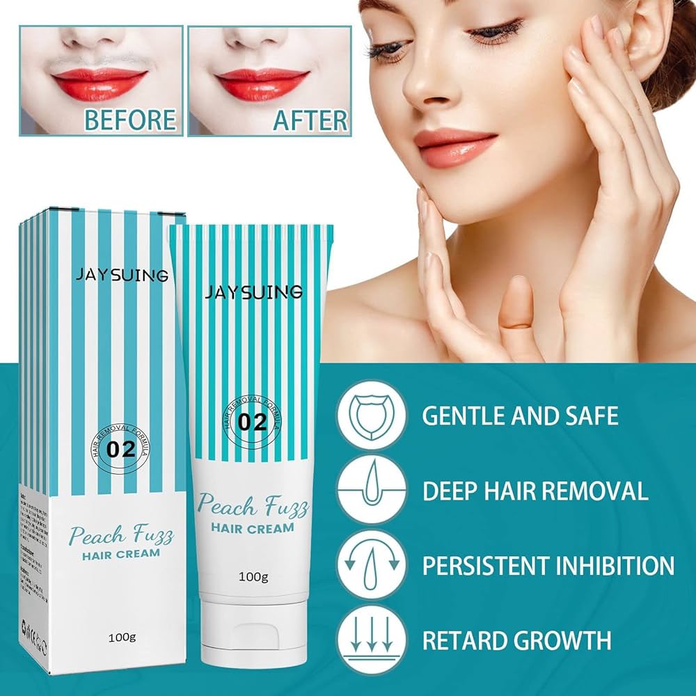 Peach Fuzz Hair Cream | 100g كريم إزالة شعر الزغب | 100غ