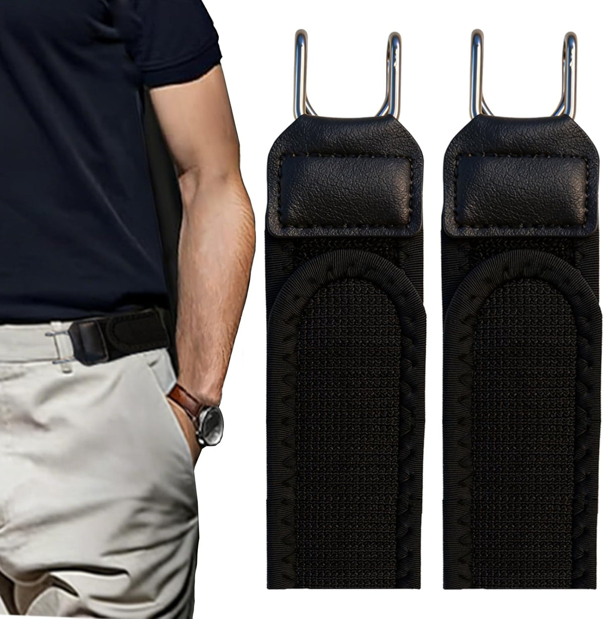 Buckle free Belt (2pcs)