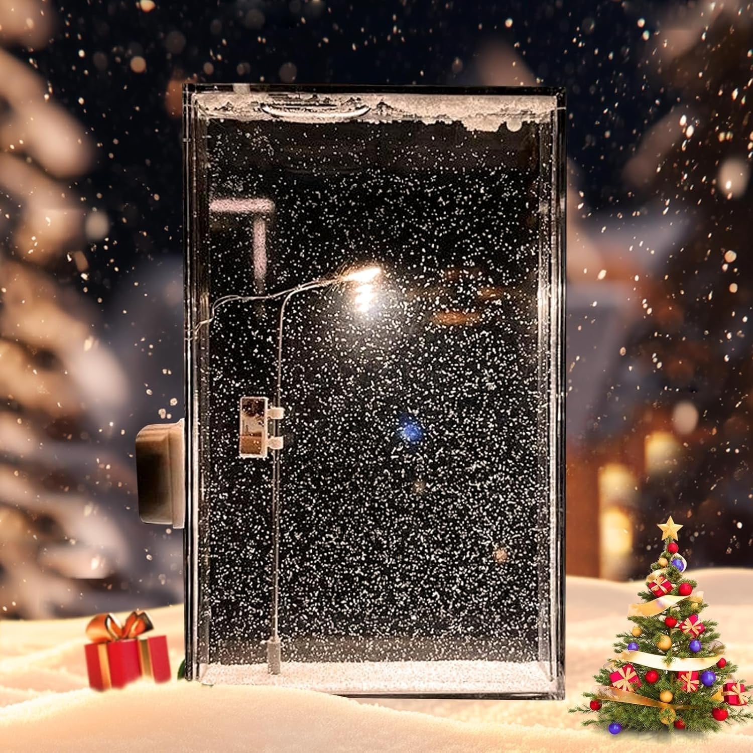 DIY Snow Fall Night Lamp