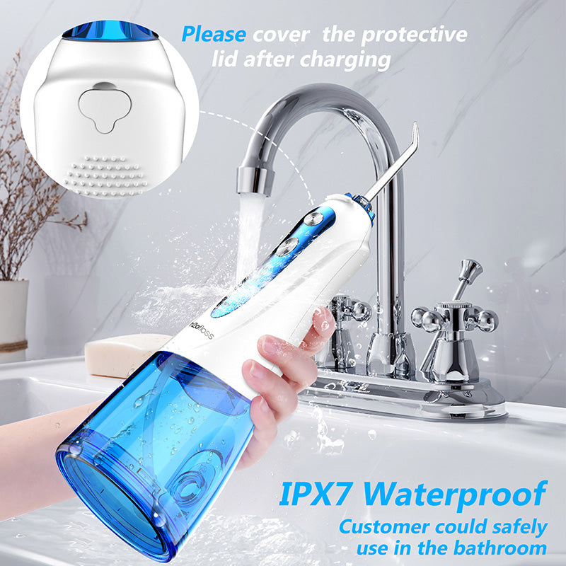 Water Dental Flosser Kit | 5-in-1 جهاز تنظيف الأسنان بالماء 5 في 1
