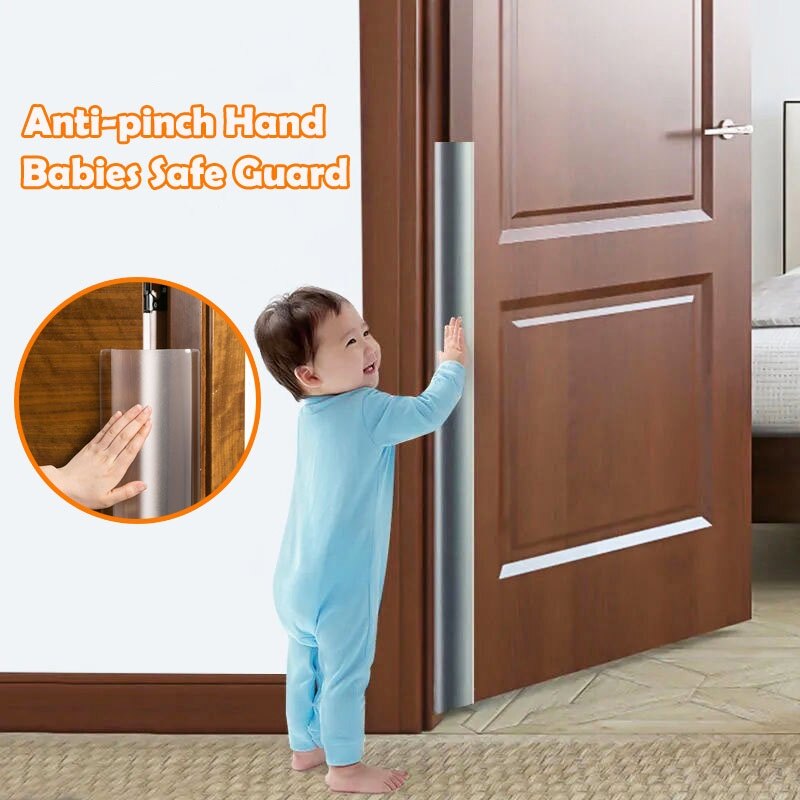 Door Finger Pinch Guard for Baby Proofing عازل أبواب لحماية يد الأطفال