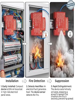 Electrical Panel Fire Extinguisher طفاية حريق للوحات الكهربائية