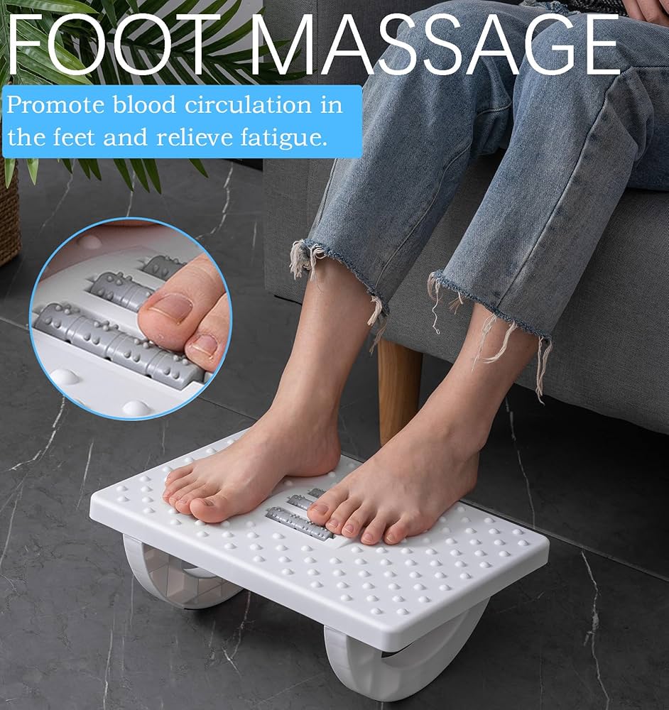 Under Desk Swingable Ergonomic Footrest