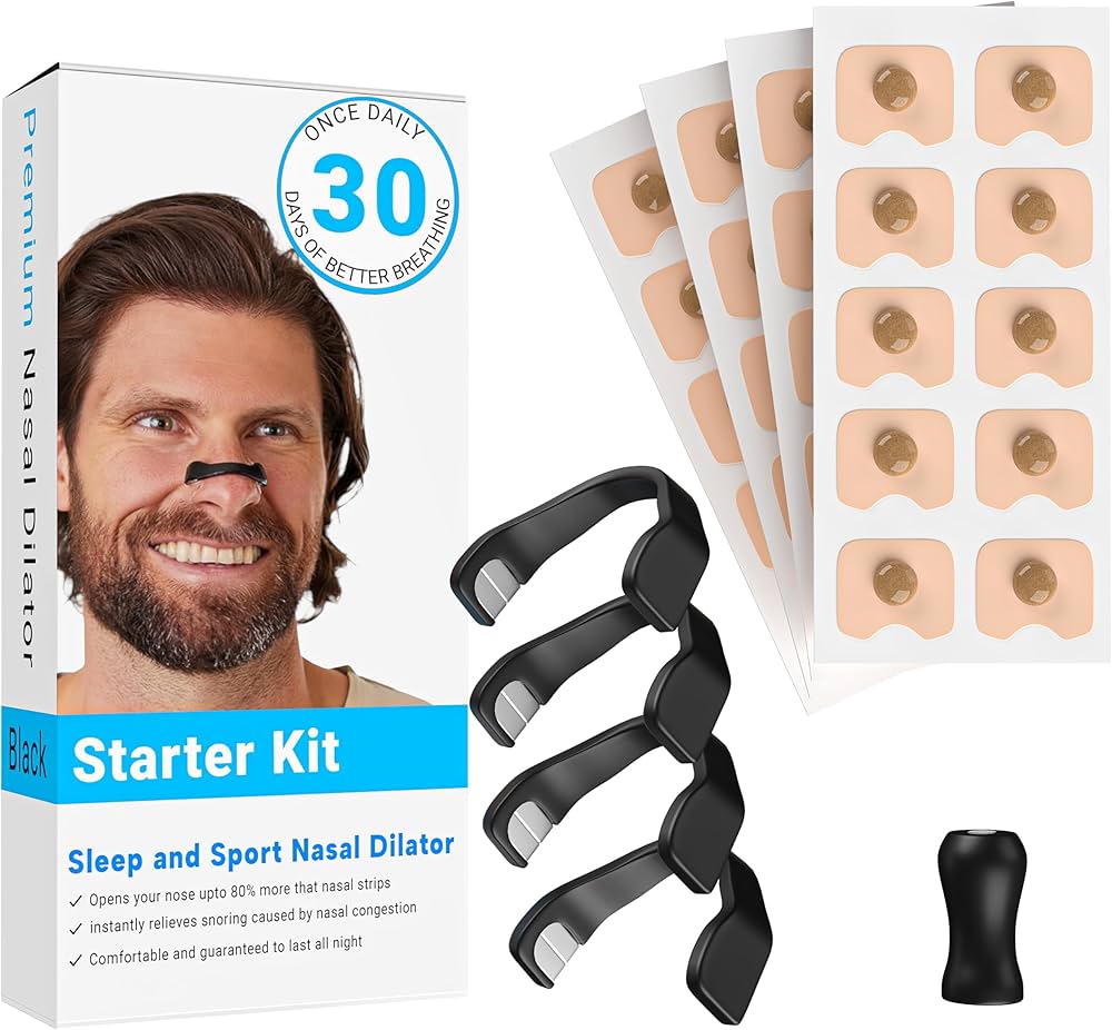 BreatheFree Nose Strip Magnetic شريط أنف مغناطيسي لتحسين التنفس