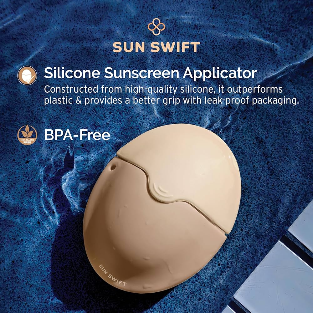 Sunscreen Silicone Applicator Roller Refillable رول سيليكون قابل لإعادة التعبئة لتطبيق واقي الشمس