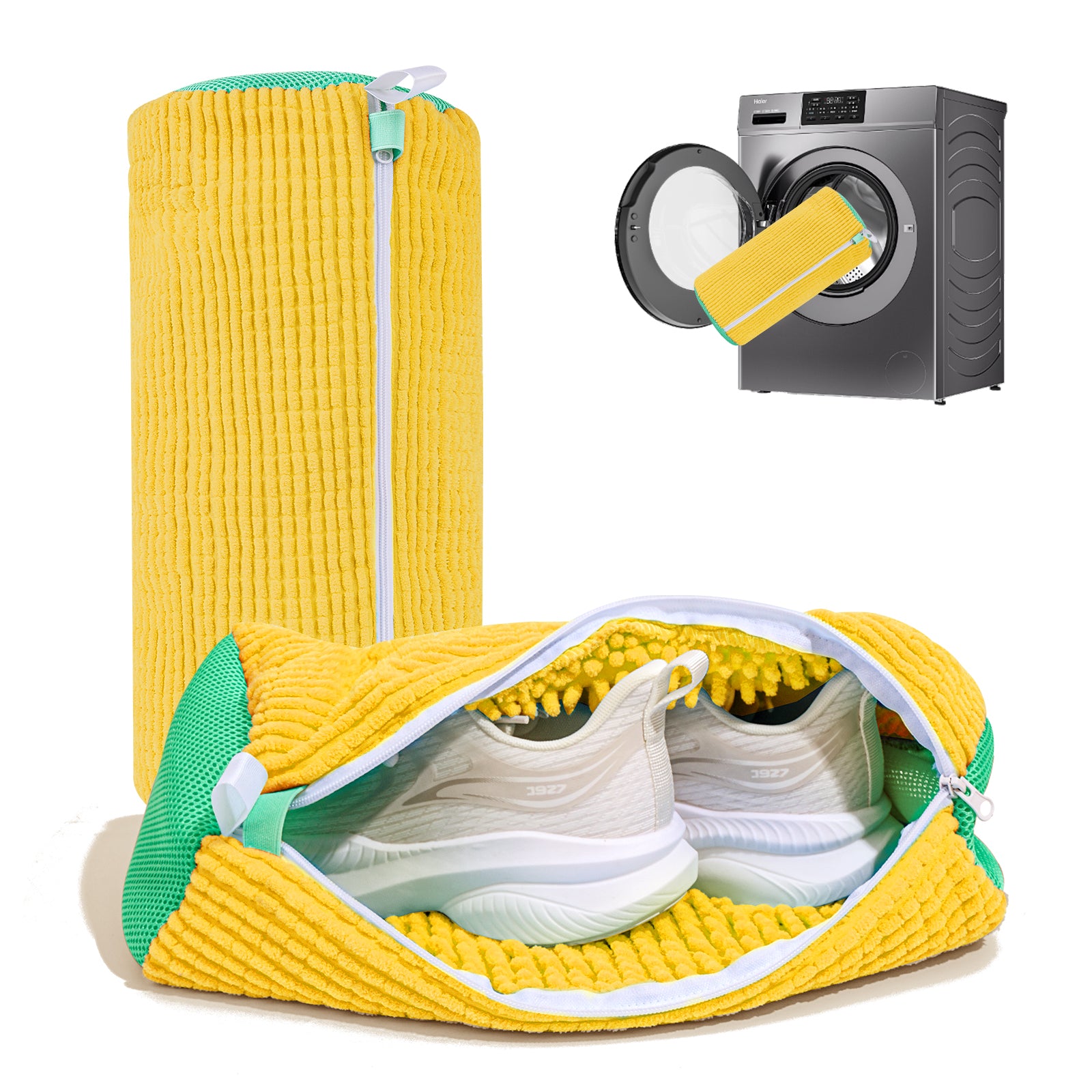 Shoes Microfiber Brush Laundry Bag