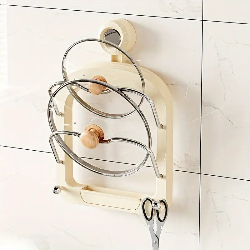 Wall Mounted Pot Lid Holder