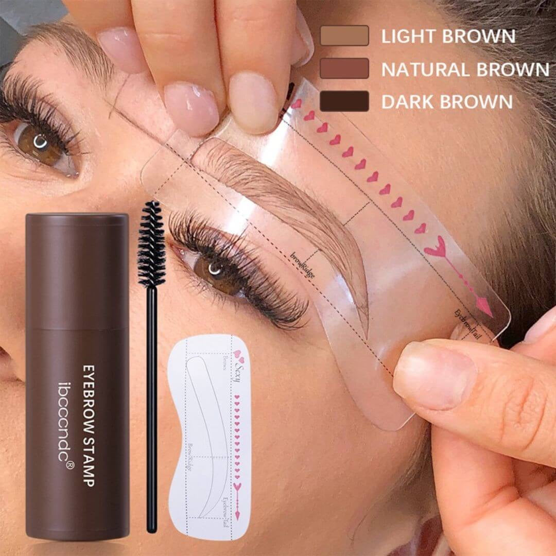 ibcccndc® EyeBrow Stamp | 10 Shapes ختم حواجب | 10 أشكال