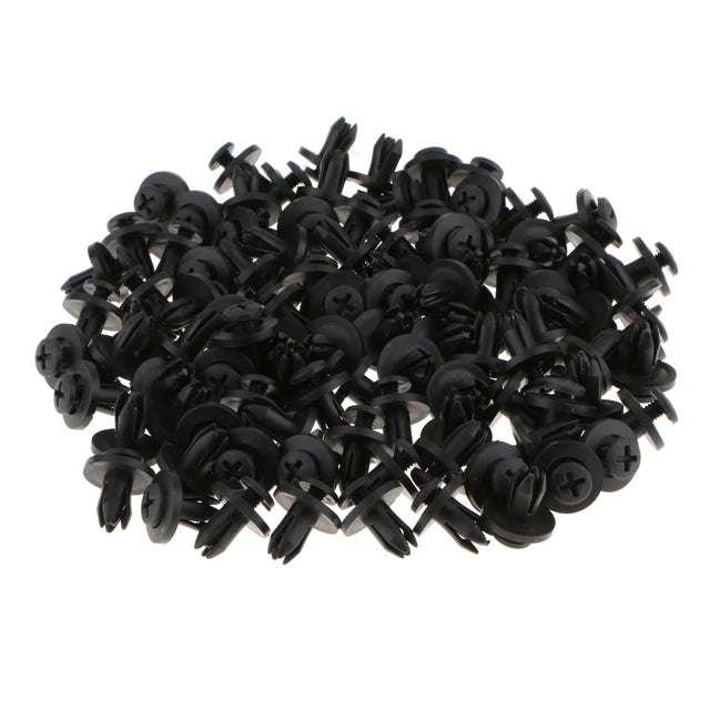 Car Plastic Push Rivets Clips مشابك بلاستيكية لتثبيت باب السيارة