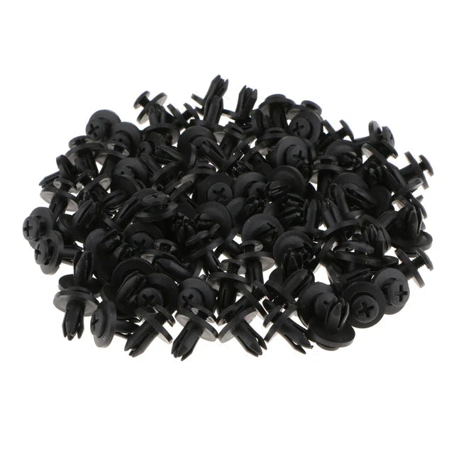 Car Plastic Push Rivets Clips مشابك بلاستيكية لتثبيت باب السيارة