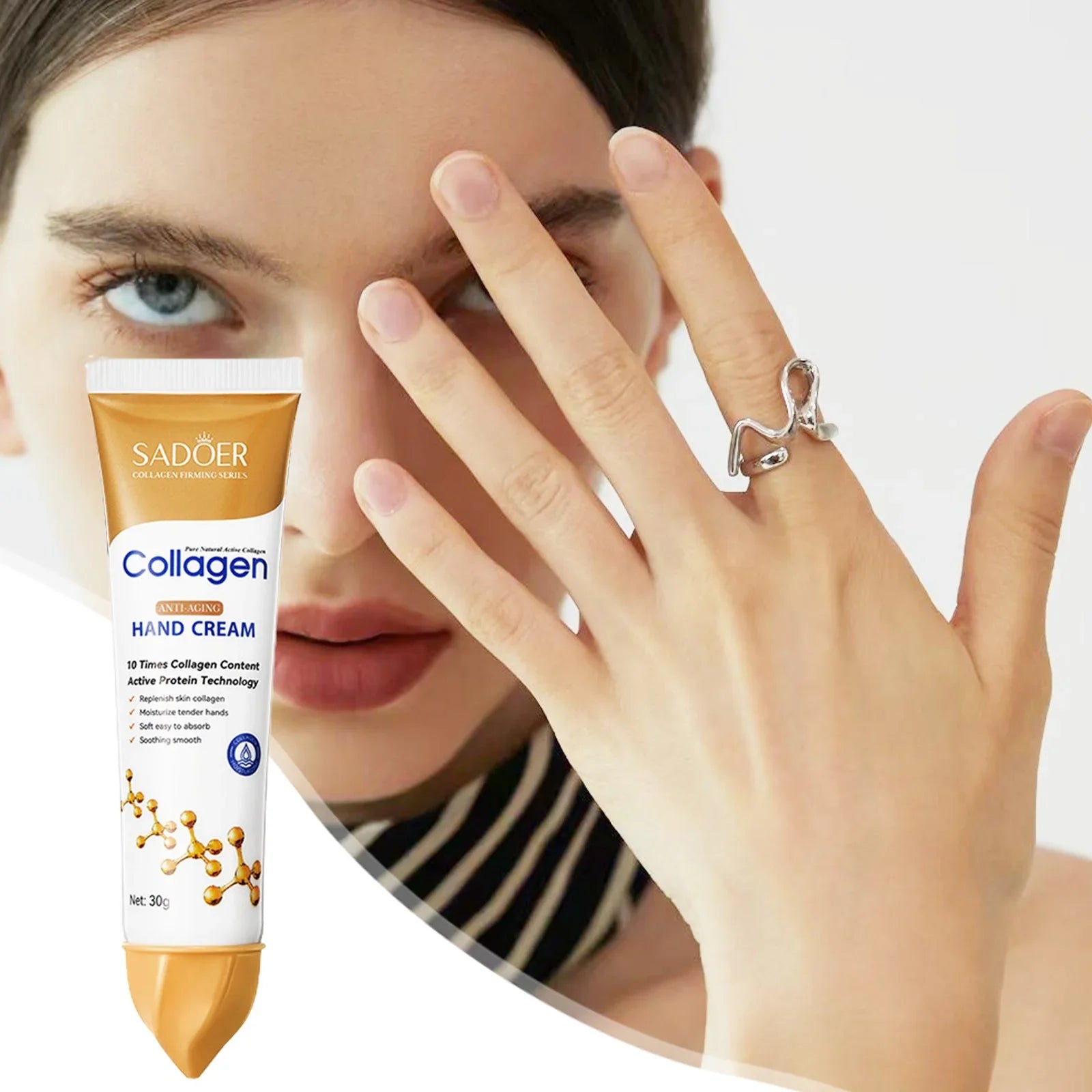 Collagen Anti Aging Hand Cream كريم يدين بالكولاجين مضاد للشيخوخة