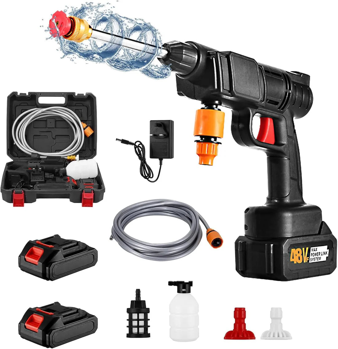 Electric High Pressure Water Spray | Dual Battery
