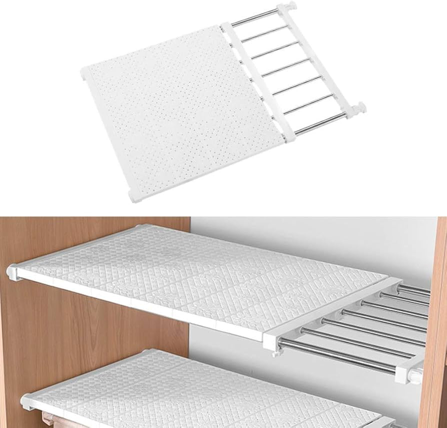 Adjustable Tension Shelf Divider فاصل رف قابل للتعديل بالضغط