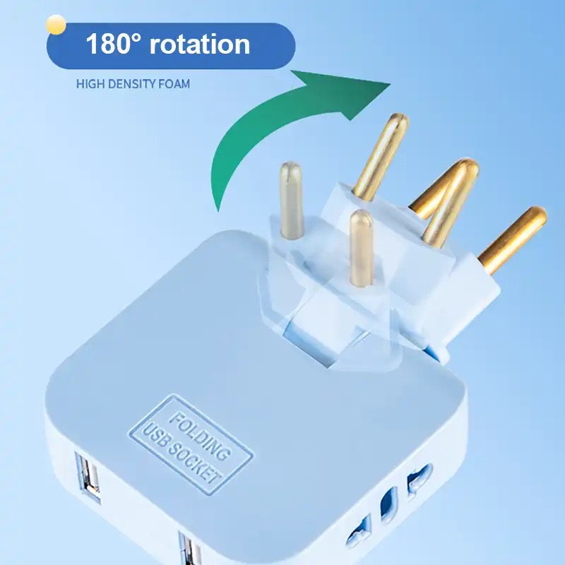 3 in 1 Rotatable Socket مقبس دوار 3 في 1
