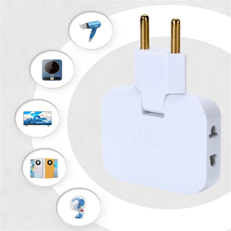 3 in 1 Rotatable Socket مقبس دوار 3 في 1