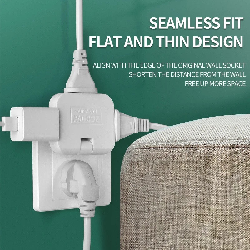 3 in 1 Rotatable Socket مقبس دوار 3 في 1
