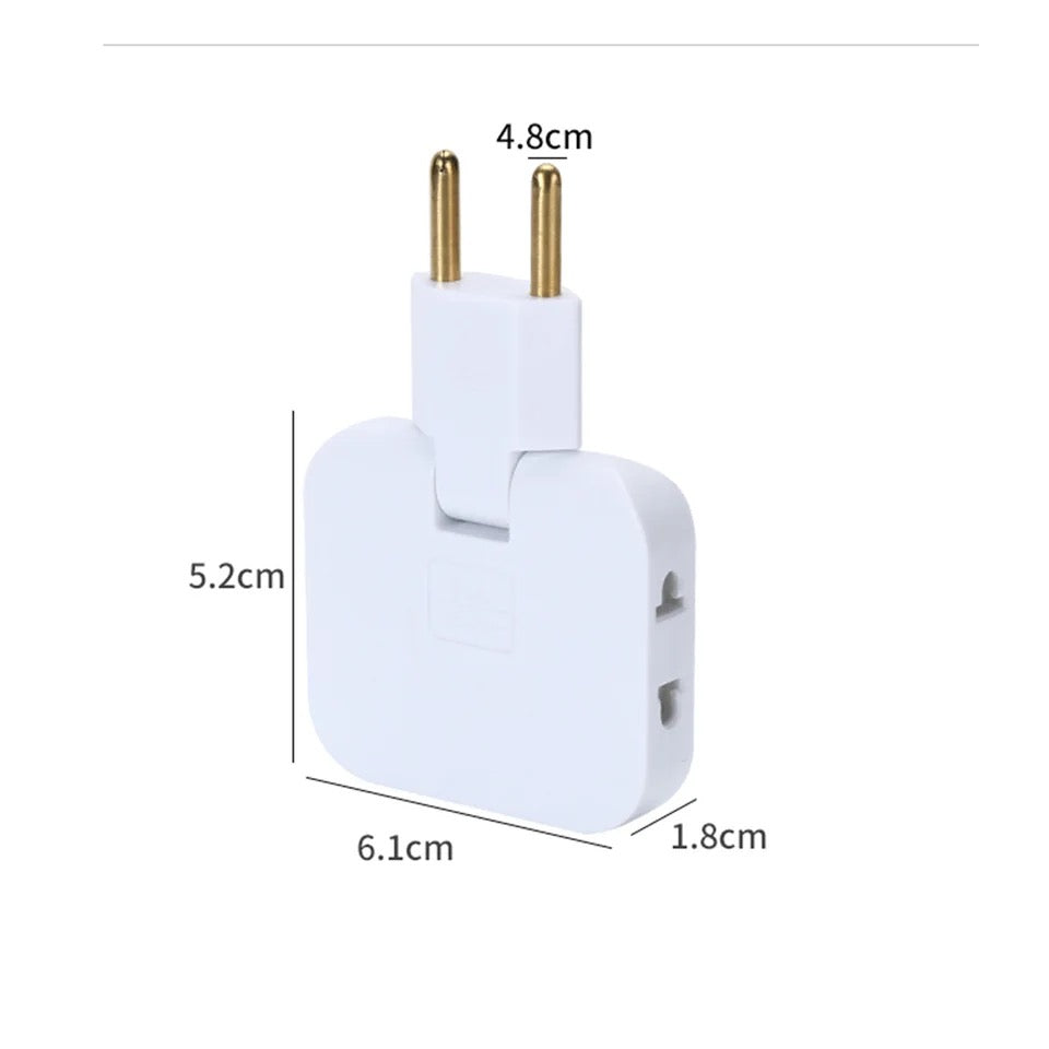 3 in 1 Rotatable Socket مقبس دوار 3 في 1