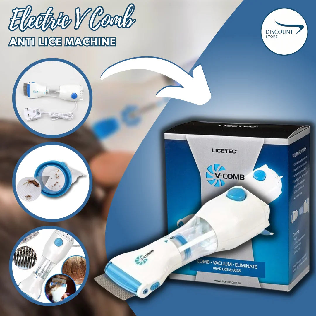 V-Comb Lice Head Machine جهاز إزالة القمل من الشعر