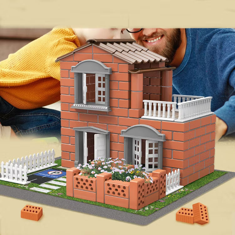 Mini Brick House Building Kit