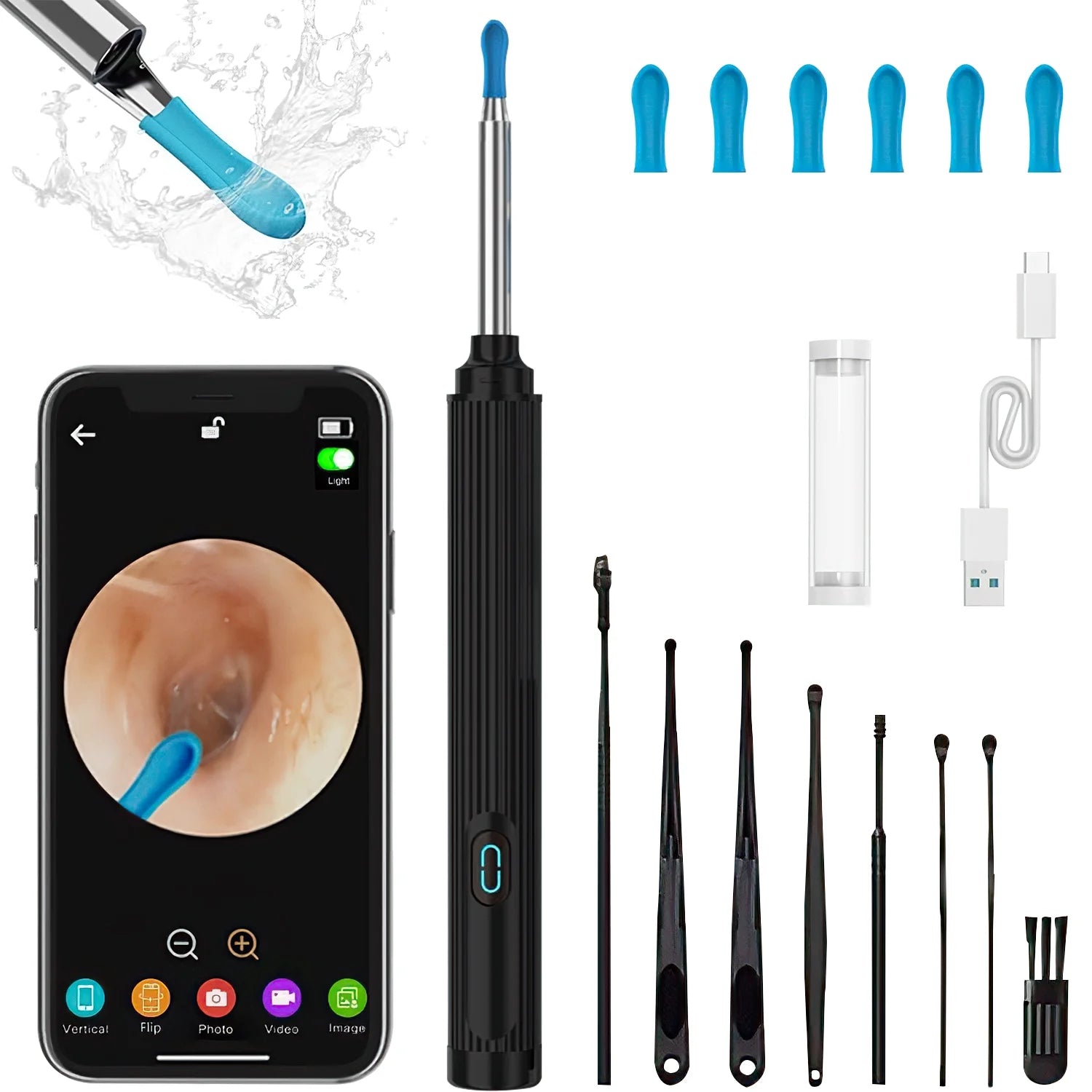 Intelligent Ear Wax Cleaner with 500MP Camera