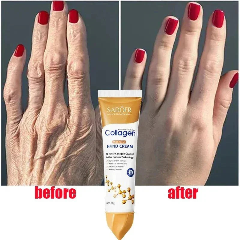 Collagen Anti Aging Hand Cream كريم يدين بالكولاجين مضاد للشيخوخة